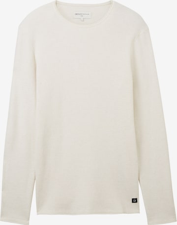 TOM TAILOR DENIM Sweater in Beige: front