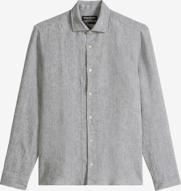 Marc O'Polo Button Up Shirt in Blue: front