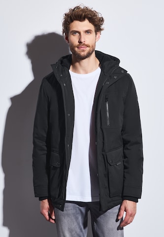 Street One MEN Between-Season Jacket in Black: front