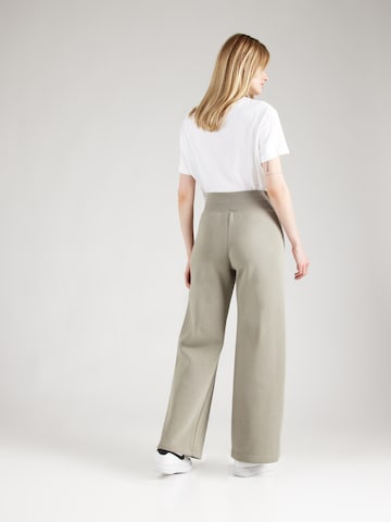 NIKE Wide Leg Hose 'Phoenix Fleece' in Grün: Rückseite