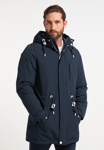 ICEBOUND Winter Parka in Blue: front