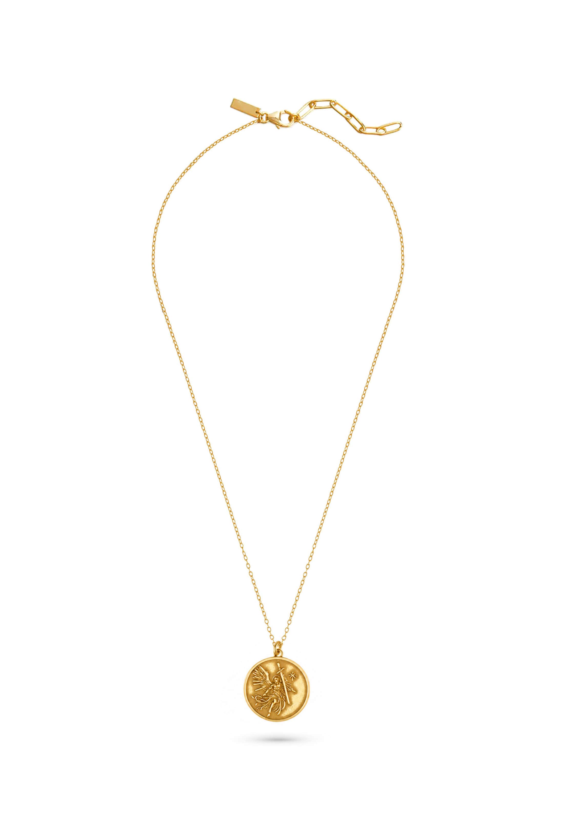 Collana 'Saint Michael' di Commen Lines in oro: frontale