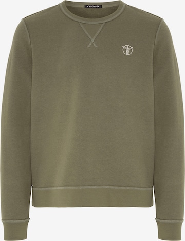 CHIEMSEE Sweatshirt in Green: front