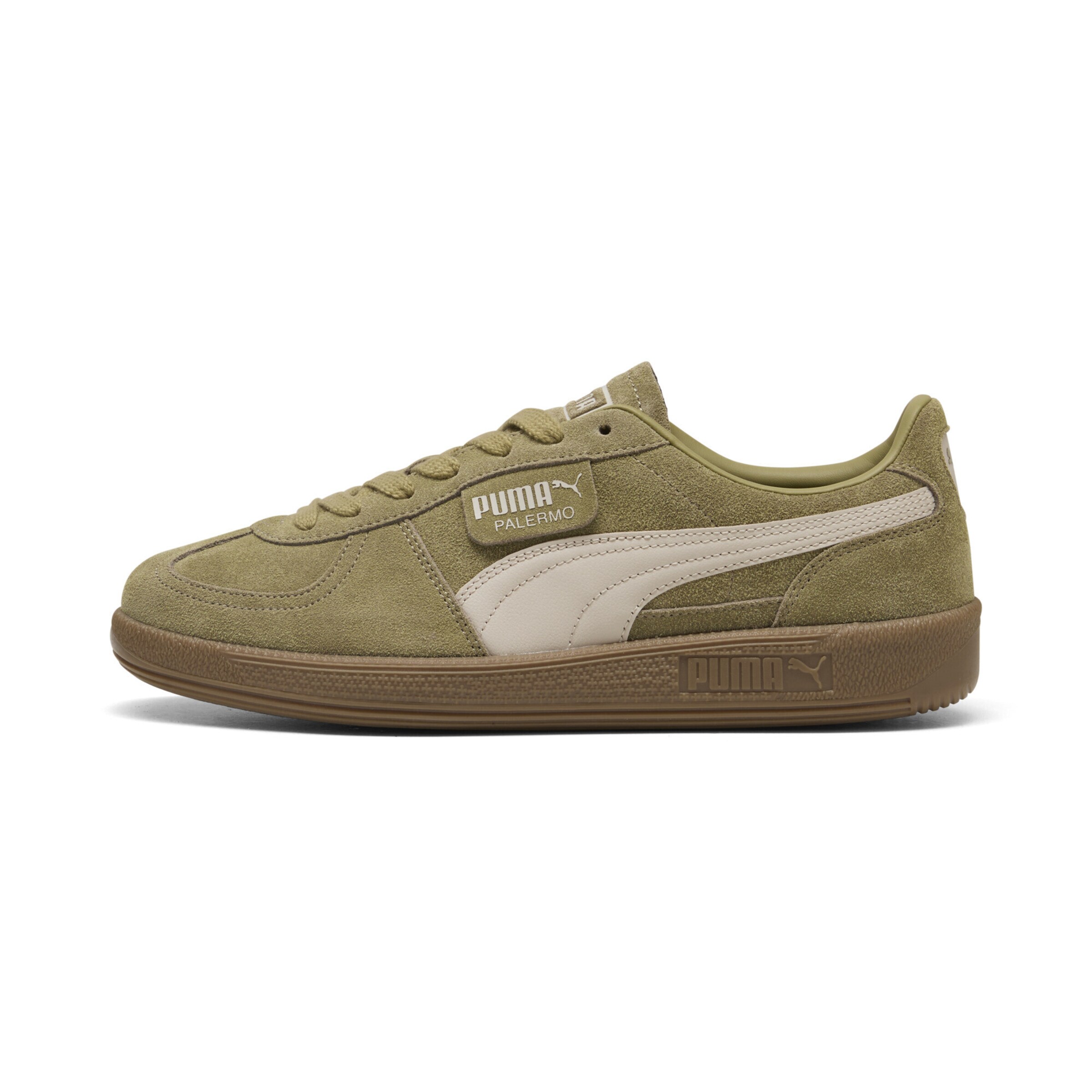 Baskets basses 'Palermo' PUMA en vert : devant
