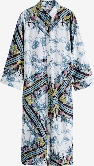 Next Puseromekko värissä vaaleansininen / lila / musta / valkoinen, Tuotenäkymä