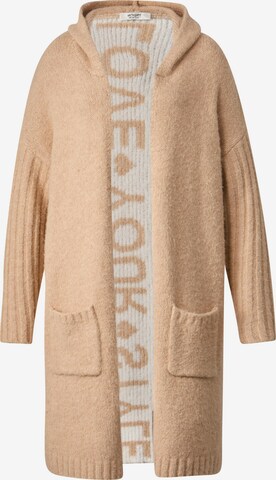 Angel of Style Knit Cardigan in Beige: front