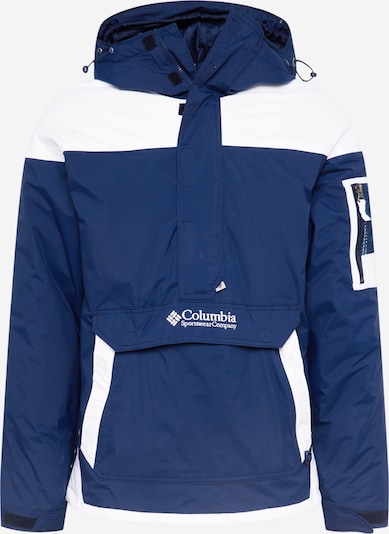 COLUMBIA Outdoorová bunda 'Challenge' - námornícka modrá / biela, Produkt