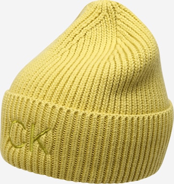 Calvin Klein - Gorra en amarillo: frente