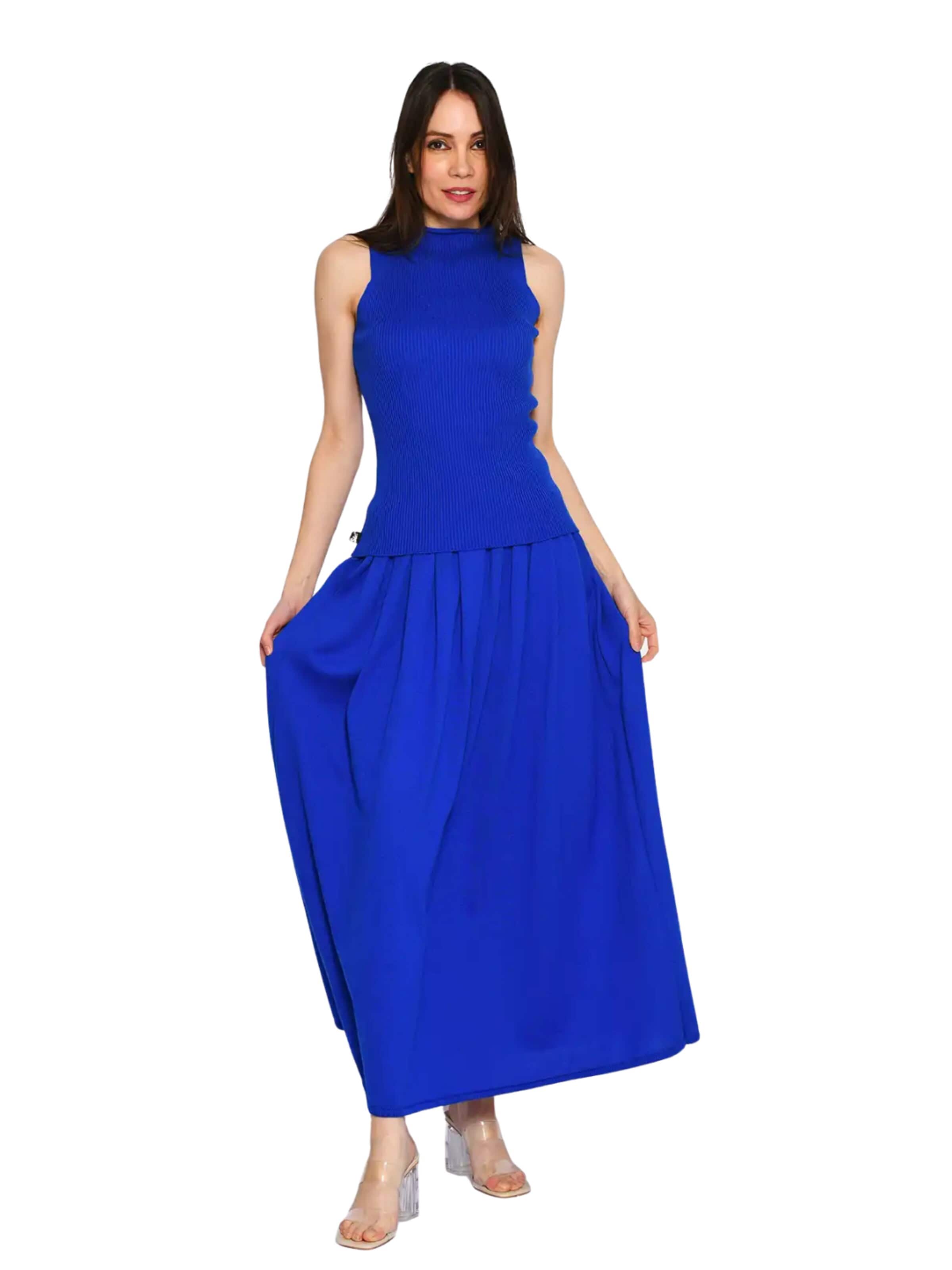 Süel knitwear - Falda 'Hanna' en azul