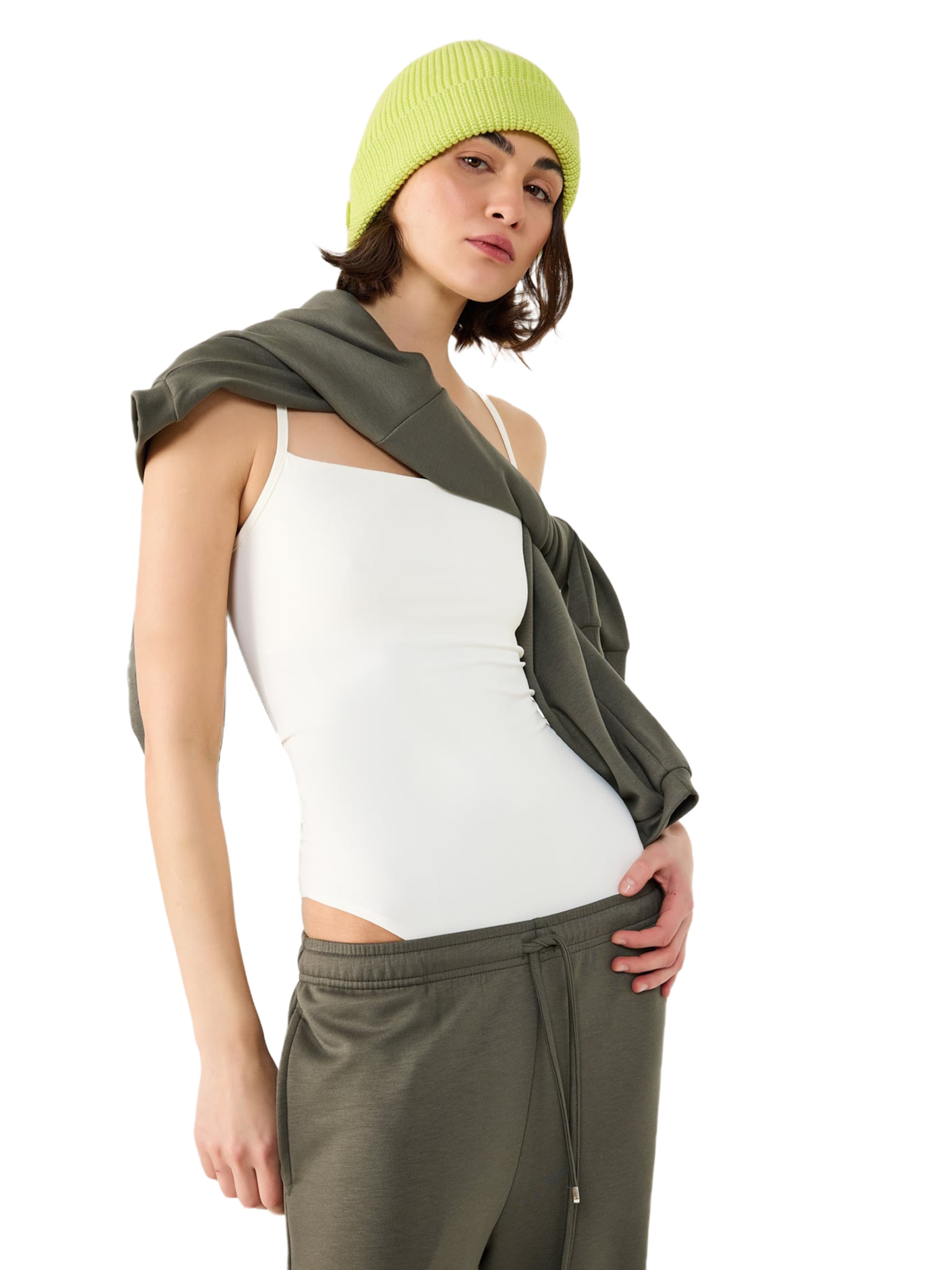 No Matter What Blusenbody in Beige