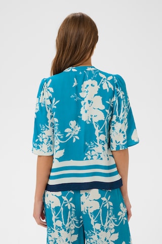 SAINT TROPEZ Bluse 'RashedaSZ' i blå