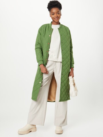 Derbe Between-Seasons Coat in Green