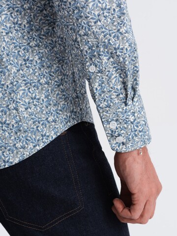 Ombre Regular fit Zakelijk overhemd in Blauw