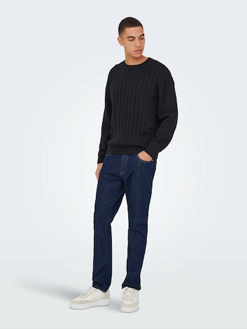 Only & Sons Свитер 'ONSLAMARD' в Синий