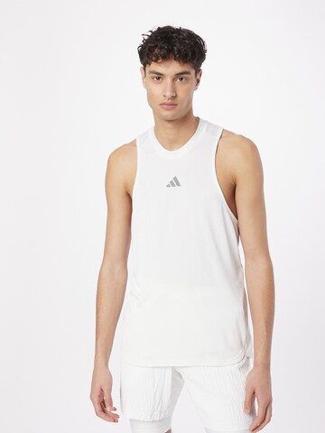 ADIDAS PERFORMANCE - Camiseta funcional 'Designed For Training' en blanco: frente