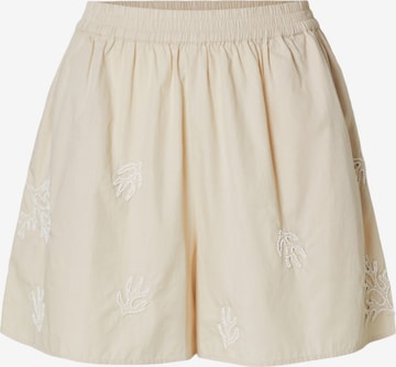 SELECTED regular Bukser 'Melli' i beige: forside