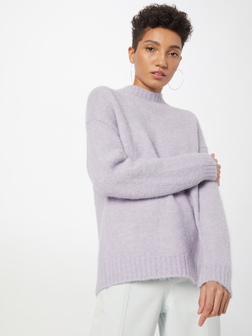 Soft Rebels Sweater 'Stinne' in Purple: front