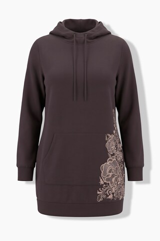 Ulla Popken Sweatshirt in Brown: front