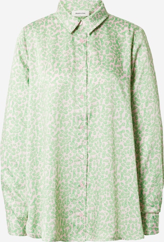 modström Blouse 'Clarke' in Green: front