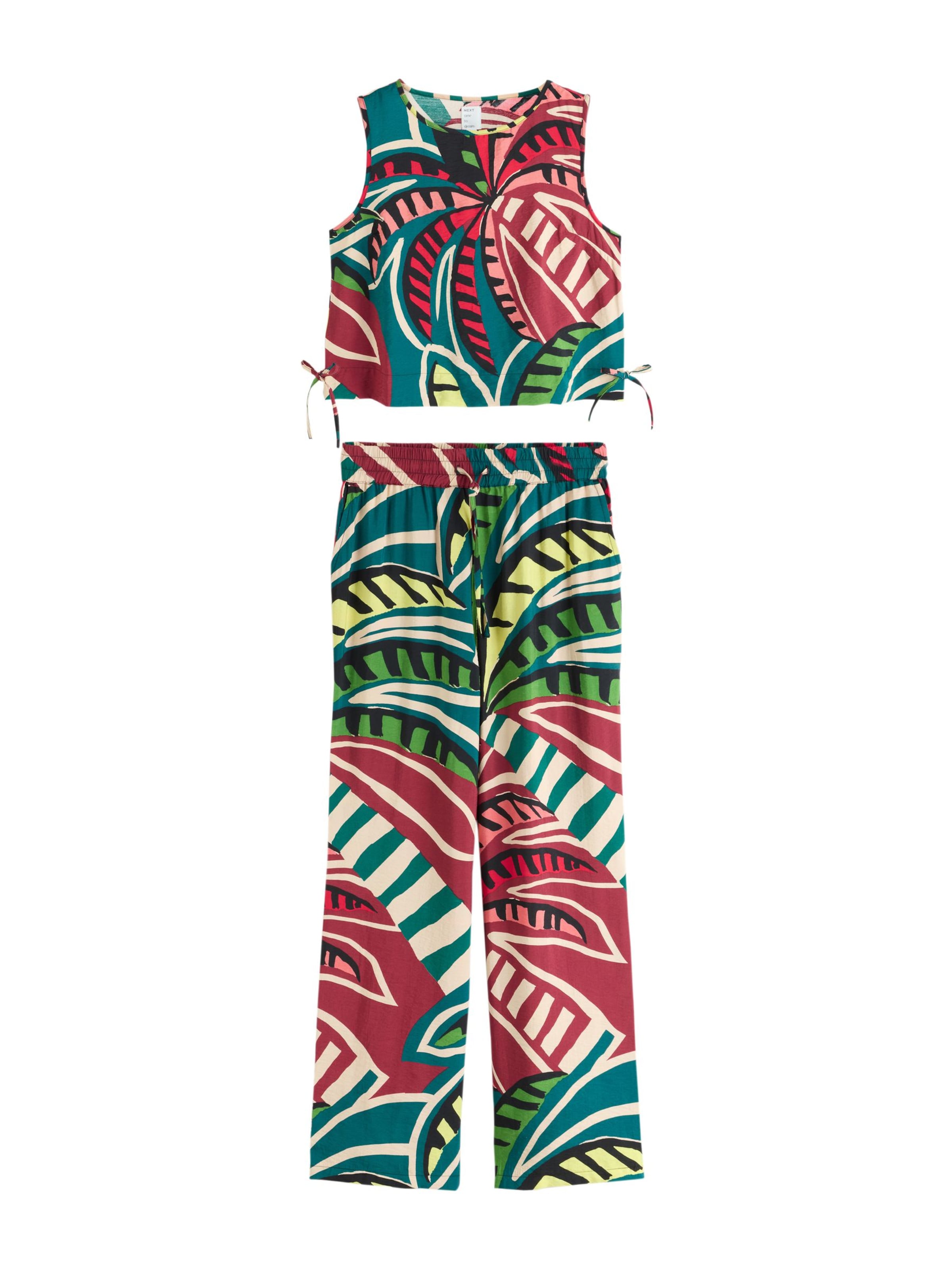 Pigiama di Next in verde: frontale