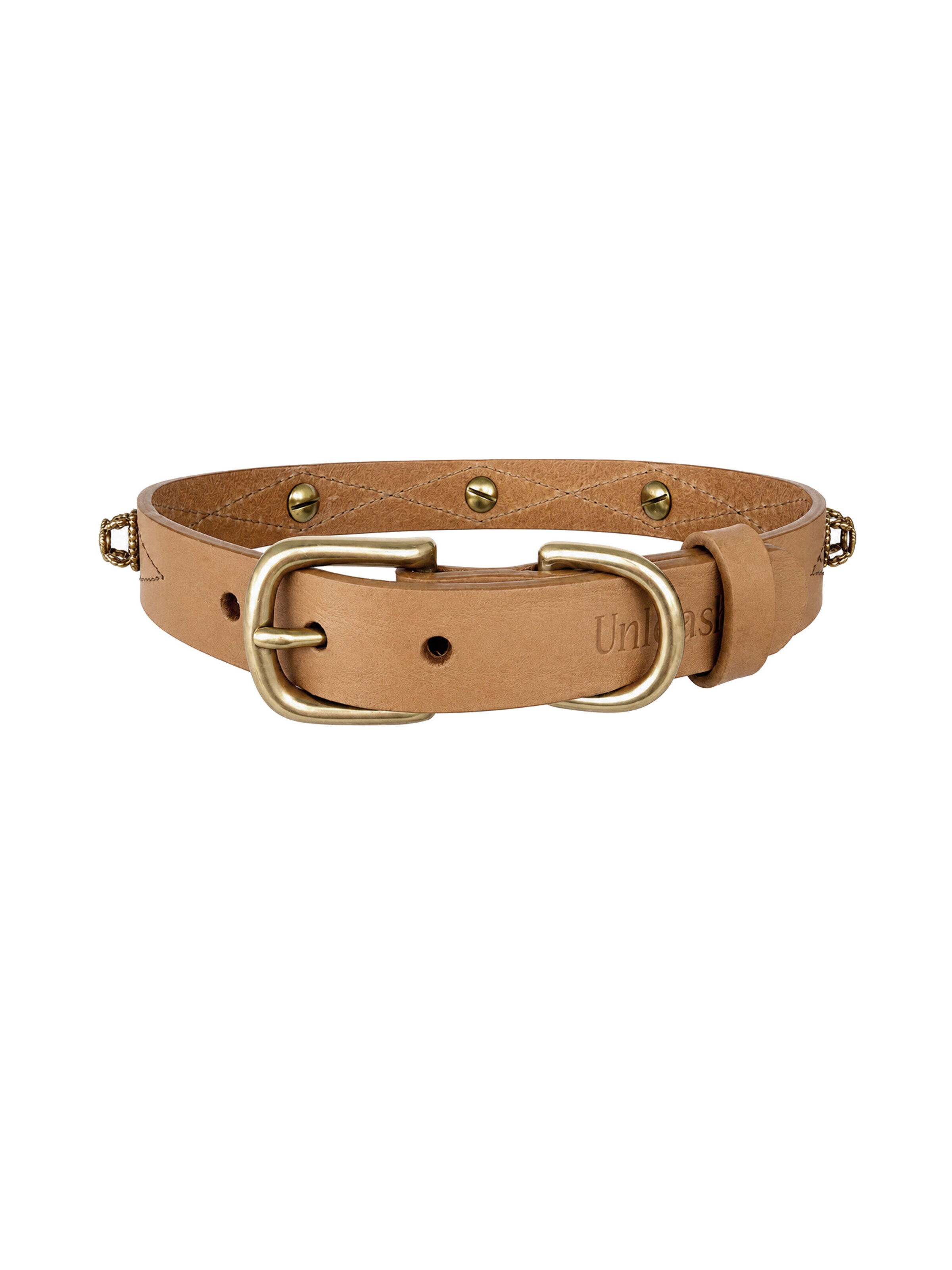 Unleash Cph Halsband in Brown