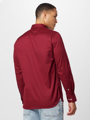 TOMMY HILFIGER Regular fit Zakelijk overhemd in Rood