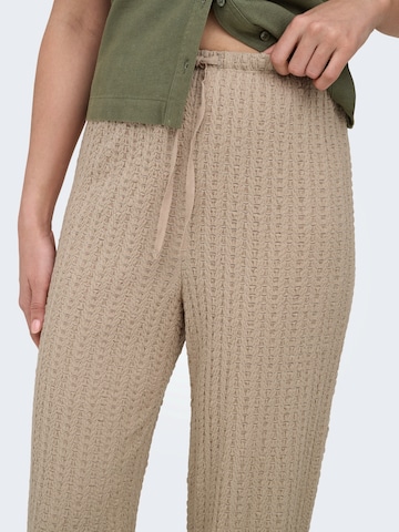 Wide Leg Pantalon 'ONLSIF' ONLY en beige