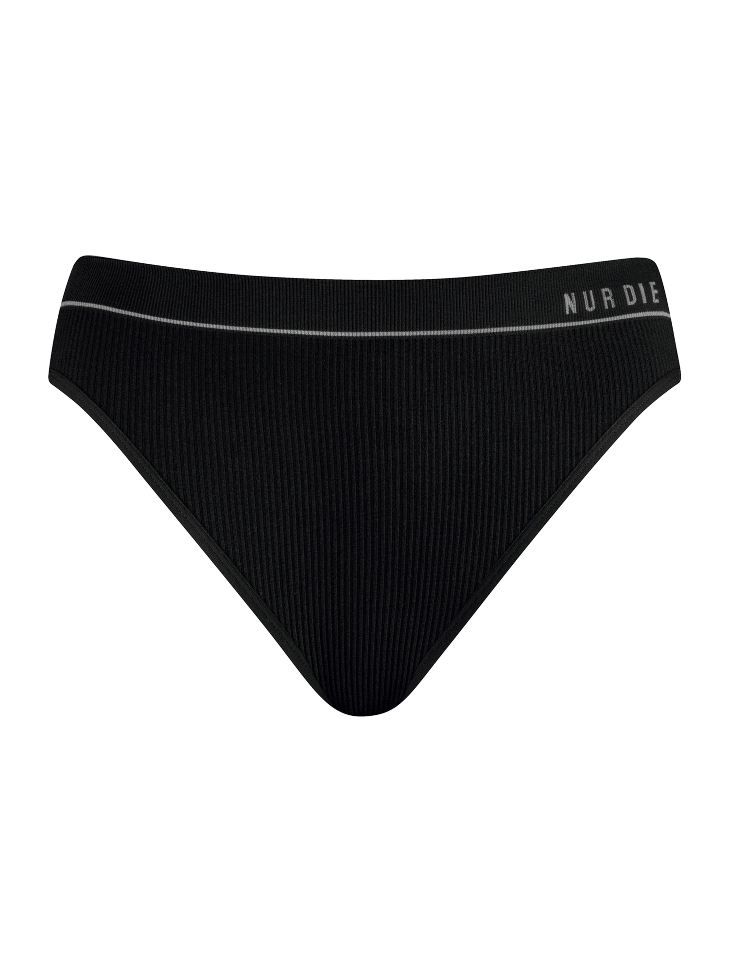 Nur Die - Braga 'Retro Slip' en negro: frente