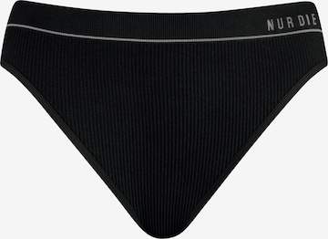 Nur Die - Braga 'Retro Slip' en negro: frente