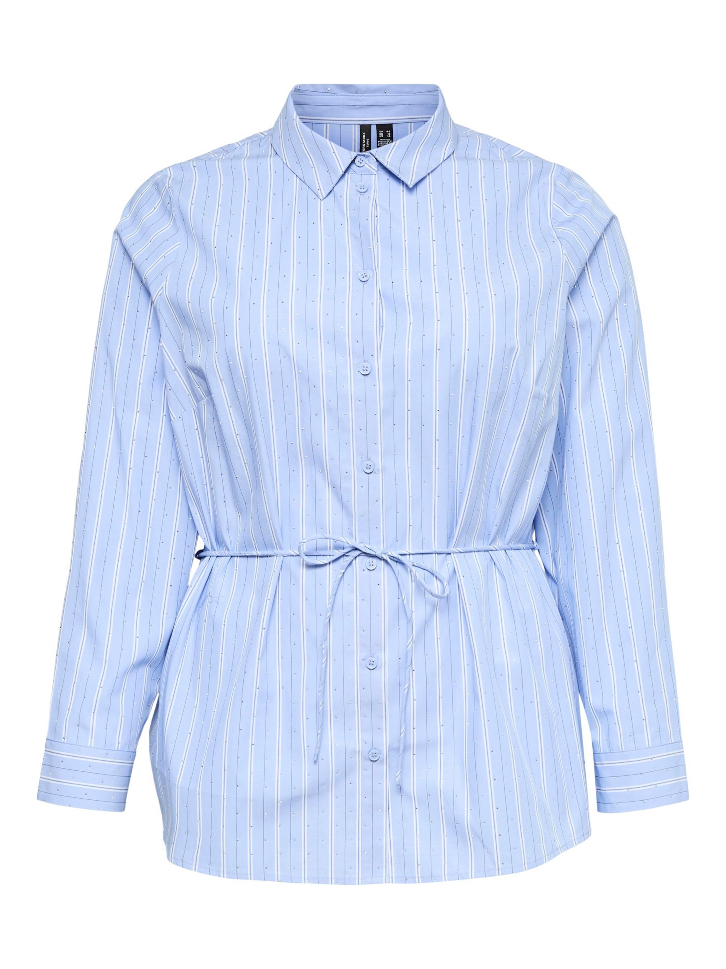 Vero Moda Curve Blouse 'CELINA' in Blue: front