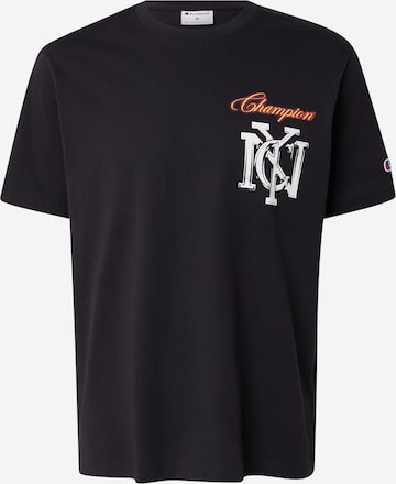 Champion Authentic Athletic Apparel Shirt in Zwart: voorkant