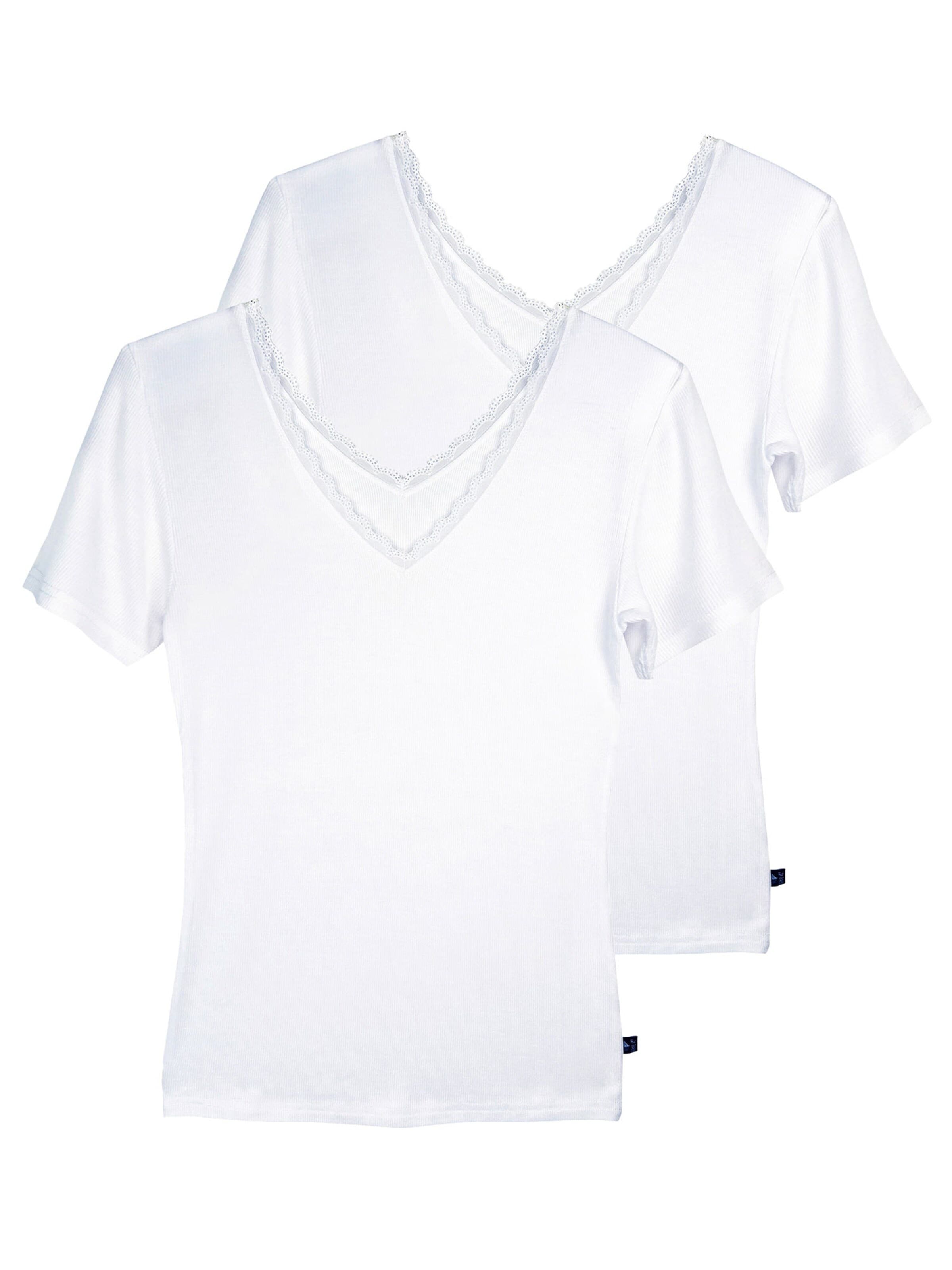 like it! Undershirt 'Jessy' in White: front