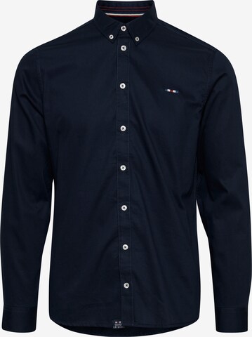 FQ1924 Overhemd 'Halvar' in Blauw: voorkant
