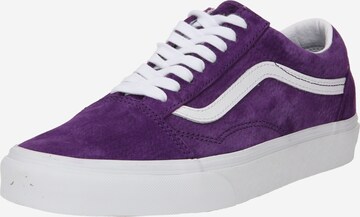 Baskets basses VANS en violet : devant