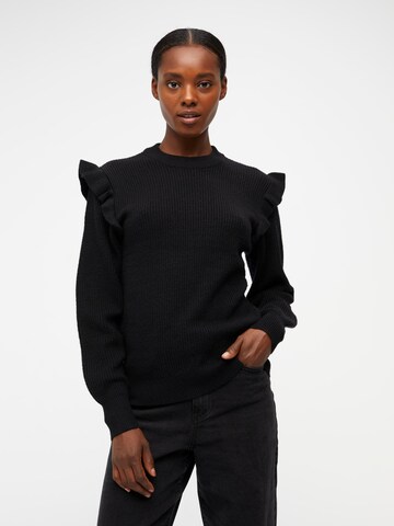 OBJECT Пуловер 'Malena' в черно: отпред