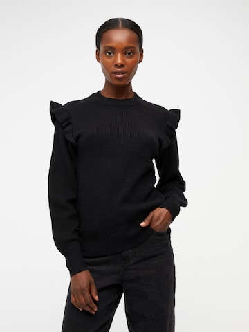 Pull-over 'Malena' OBJECT en noir : devant