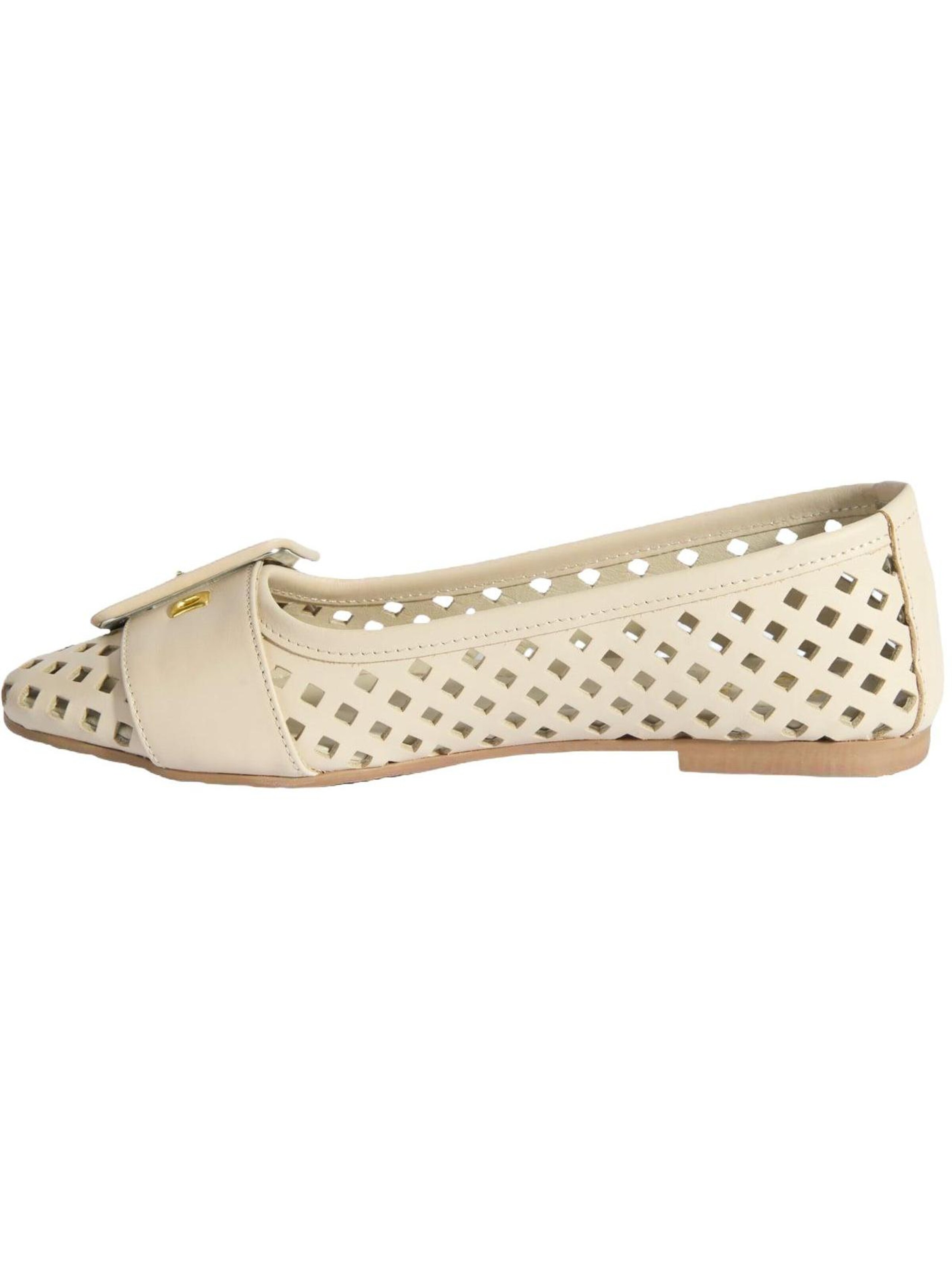 Desa Ballet Flats 'Ballettschuhe' in Beige