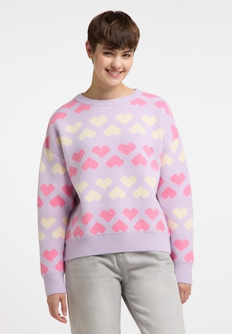 MYMO Pullover 'Blonda' in Lila: predná strana