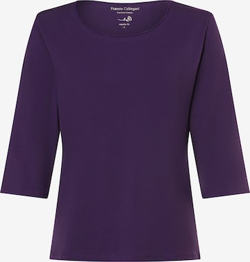 Franco Callegari Shirt in Lila: voorkant