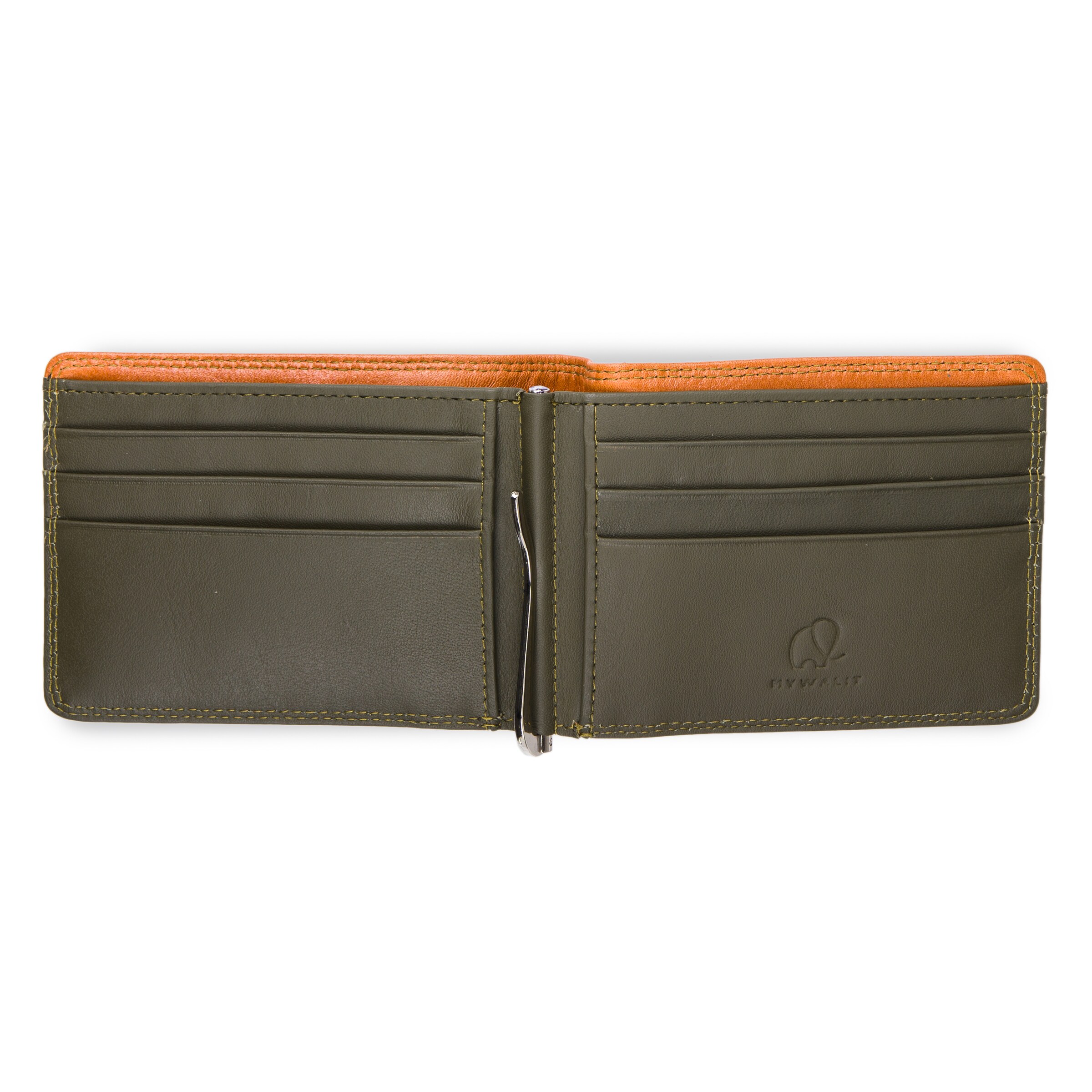 Portamonete di mywalit in marrone