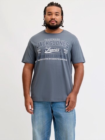 Jack & Jones Plus Póló - szürke: elől