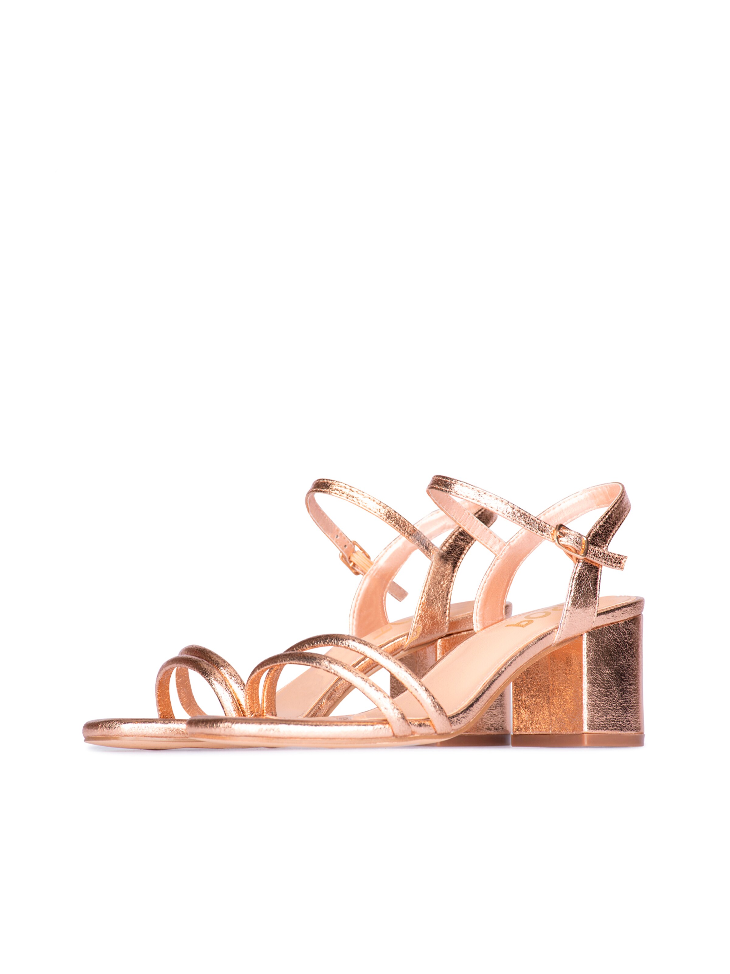 POSH by Poelman Strap Sandals 'Nova' in Gold