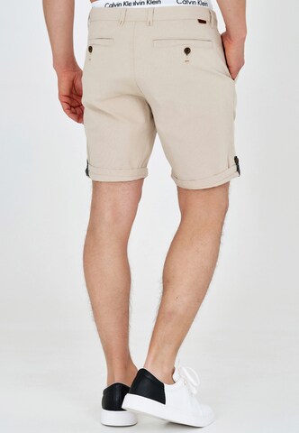 INDICODE JEANS Regular Chino Pants ' Beauvals ' in Beige