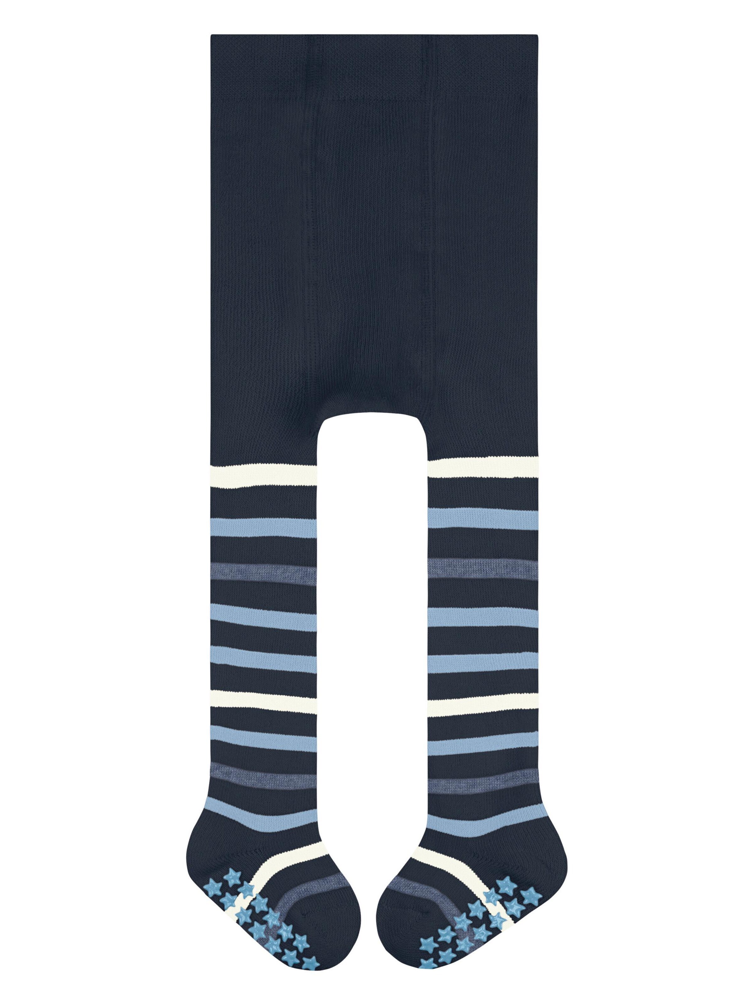 FALKE Tights 'Multi Stripe' in Blue: front