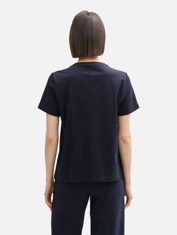 TOM TAILOR T-Shirt in Blau