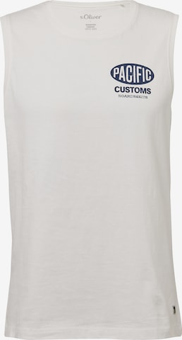 s.Oliver Shirt in Wit: voorkant