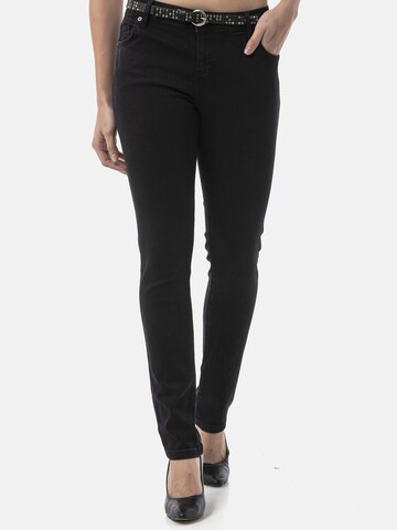 Coupe slim Jean 'WD542' CIPO & BAXX en noir : devant