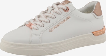 TOM TAILORNiske tenisice - bijela boja: prednji dio