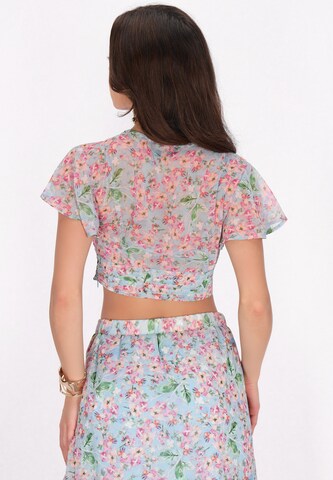 faina - Blusa em azul