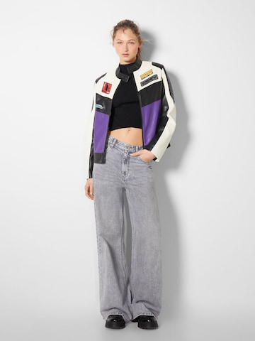 Bershka Between-season jacket in Purple